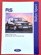 1992 FORD RS Brochure -Sierra