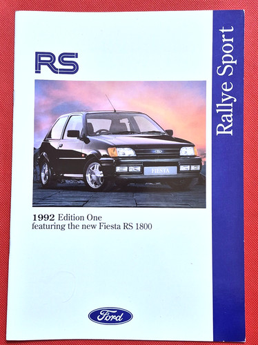 1992 ford brochure sierra - rs,