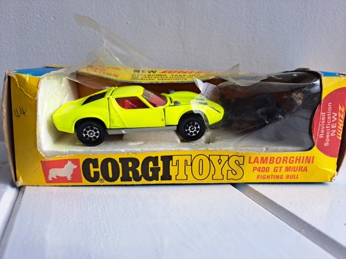 Vintage corgi 342 - corgi, lamborghini