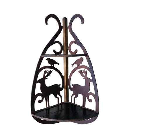 Tall vintage deer corner - 20",