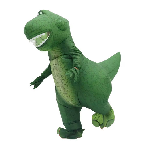 Green dinosaur inflatable - dinosaur,