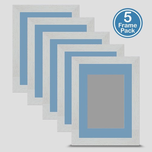 Photo frame white 7x5 inch - white,