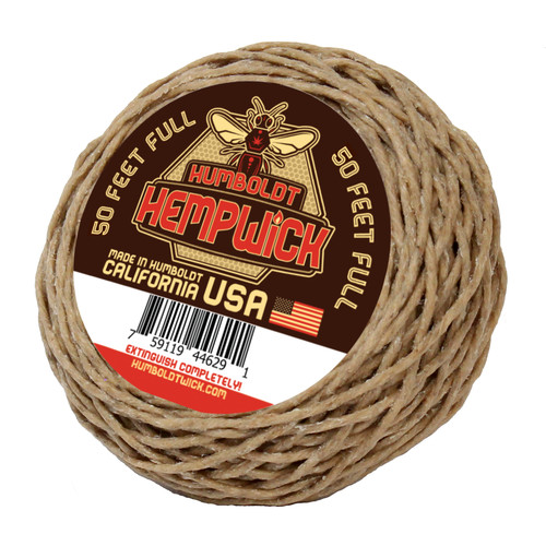 Organic humboldt hemp wick - organic,