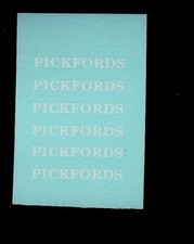 MATCHBOX TRANSFERS/DECALS -