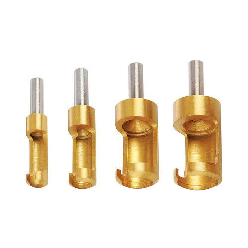 Titanium wood plug hole cutter - titanium,
