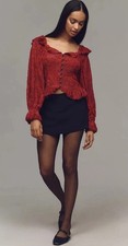 Anthropologie Velvet Burnout
