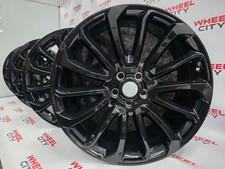 22" inch Land / Range Rover Turbine Style Gloss Black Alloy Wheels x4 Brand new