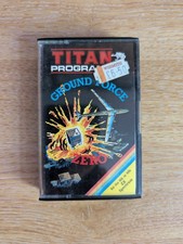 1982 ZX Spectrum 16k Cassette. Ground Force Zero. VintageRetro Gaming.