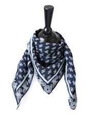 Jaeger Monogram Silk Scarf -