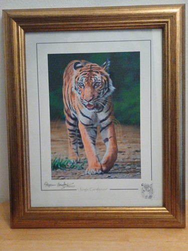 Signed print wildlife - print,