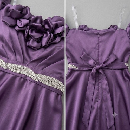Stunning purple satin - stunning,