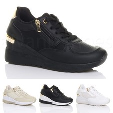 WOMENS LADIES MID WEDGE HEEL