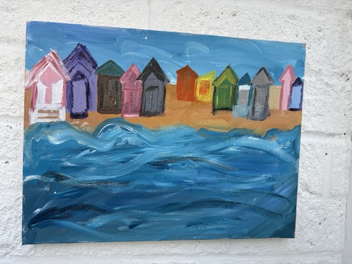 Beach hut haven original - beach,