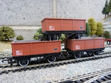 Hornby mineral wagon MSV x 3 for OO gauge model train set