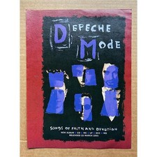 DEPECHE MODE SONGS OF FAITH AND DEVOTION (A) POSTER SIZED original music press a