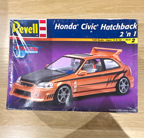 Revell honda civic hatchback - honda,