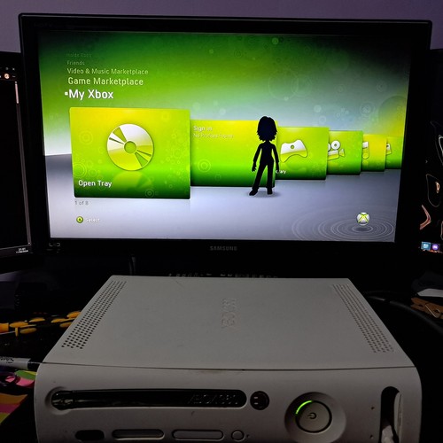 Xbox 360 xenon white console - xbox,