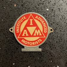 Early 1950’s Institute Of Advanced Motorists Car Badge inscribed “G W Mayson”
