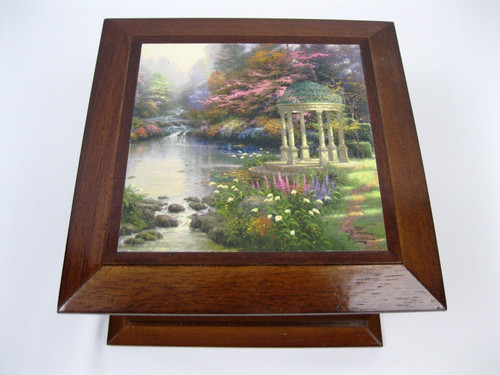 Thomas kinkade wooden jewelry - thomas,