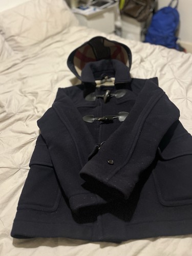 Burberry toggle wool coat - wool,