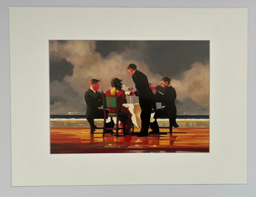Jack vettriano mounted print - vettriano,