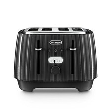 De'Longhi 4 Slice Toaster in Black Ballerina CTD4003.BK - Brand New