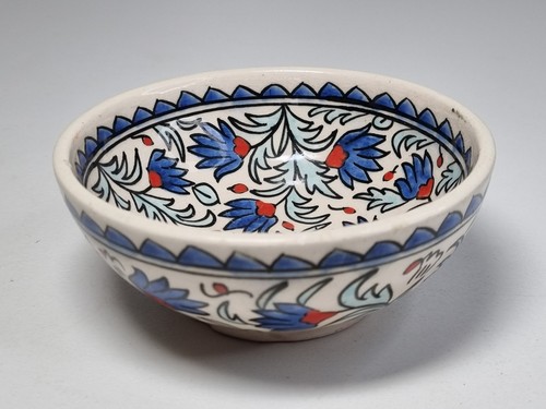 Turkish art pottery bowl - turkish,