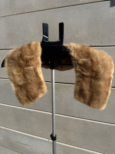 Vintage fur mink collar neck - fur,