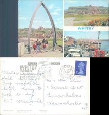Whitby landmarks and harbour