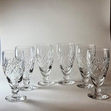 Vintage 6 Webb Corbett Crystal