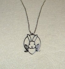Rabbit Necklace Silver