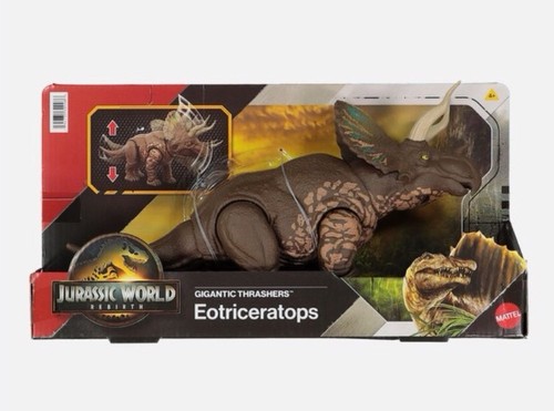 Mattel brown eotriceratops - mattel,