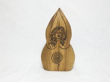 Wooden Goddess crafted from