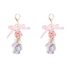  Fashion Rose Flowers Keychain