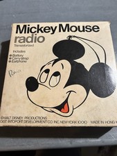 Vintage Mickey Mouse Radio