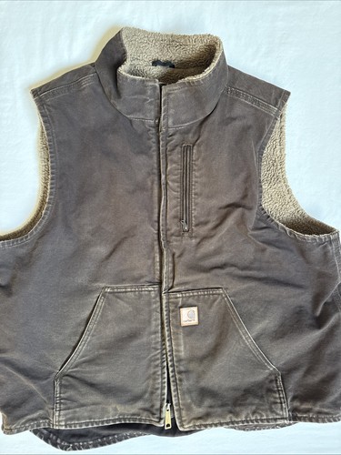 Carhartt brown sherpa lined - brown,