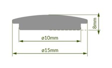 OAK Caps SOLID WOOD Rounded