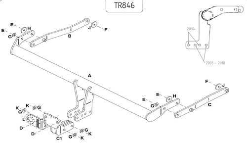 Towtrust fixed flange - towtrust,