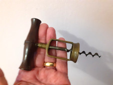 A Victorian Steel & Brass Corkscrew c1850