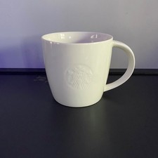 Starbucks Cream Siren Large Mug 12oz 355ml Vente Coffee Cup 2020 Embossed Logo