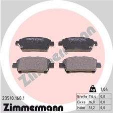 23510.160.1 BRAKE PAD SET