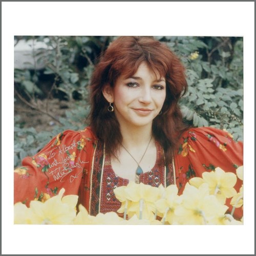 Kate bush signed photograph - kate,