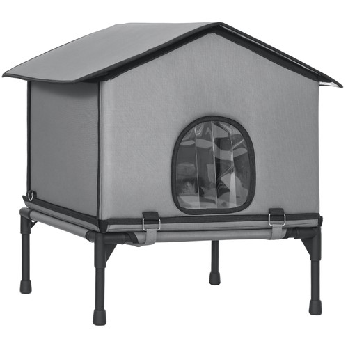 Pawhut outdoor cat house - cat,