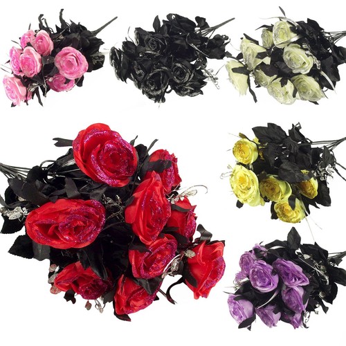 Bling glittered black - bling, rose