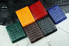 Real Crocodile Leather Bifold