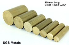 ROUND BAR Solid Brass 150mm