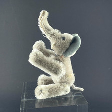 vintage SCHUCO MINIATURE ELEPHANT antique mohair metal body steiff bear