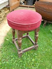 Original Retro Vintage 1 Pub Stool Solid Wooden Cotswold pub