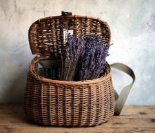 Antique French Fishing Basket