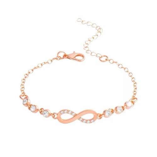 925 rose gold infinity - 925, ss